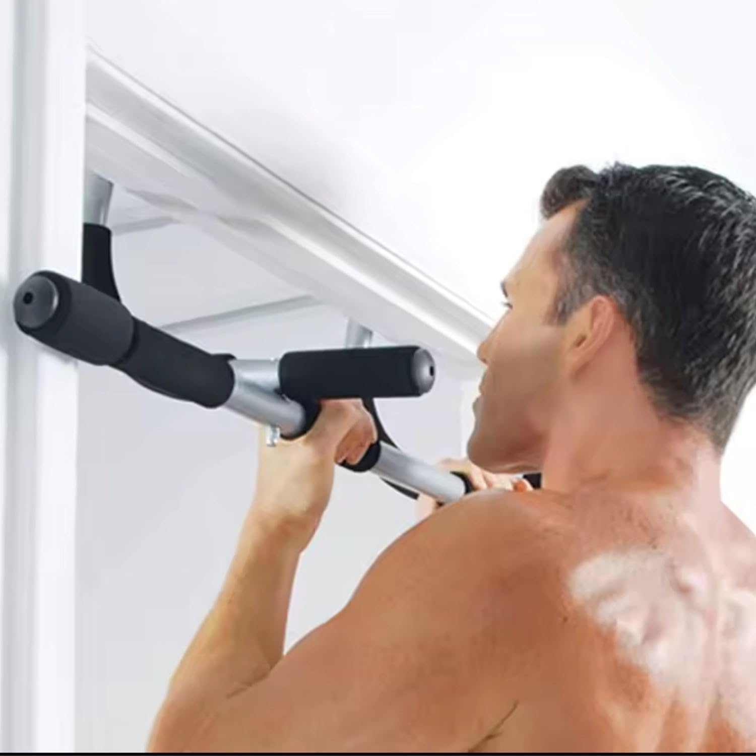 SteelCrush Doorway Pull-Up Bar - Versatile Multi-Grip Chin-Up Bar for Home Fitness & Strength Training