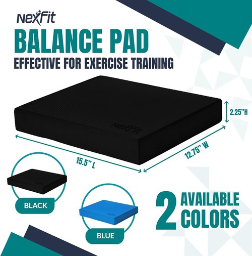 High-Density Balance Pad by [Brand Name] | Durable TPE Foam for Core Strength & Balance | Lightweight Non-Slip Design for Home & Gym Workouts