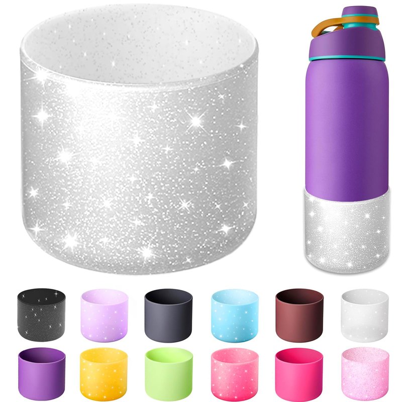 ALLVANA Silicone Water Bottle Boot for Owala 24 oz, Anti-Slip Protective Sleeve for Owala FreeSip, Twist & Flip Stainless Steel Water Bottle, Protective Bottom Base Cover