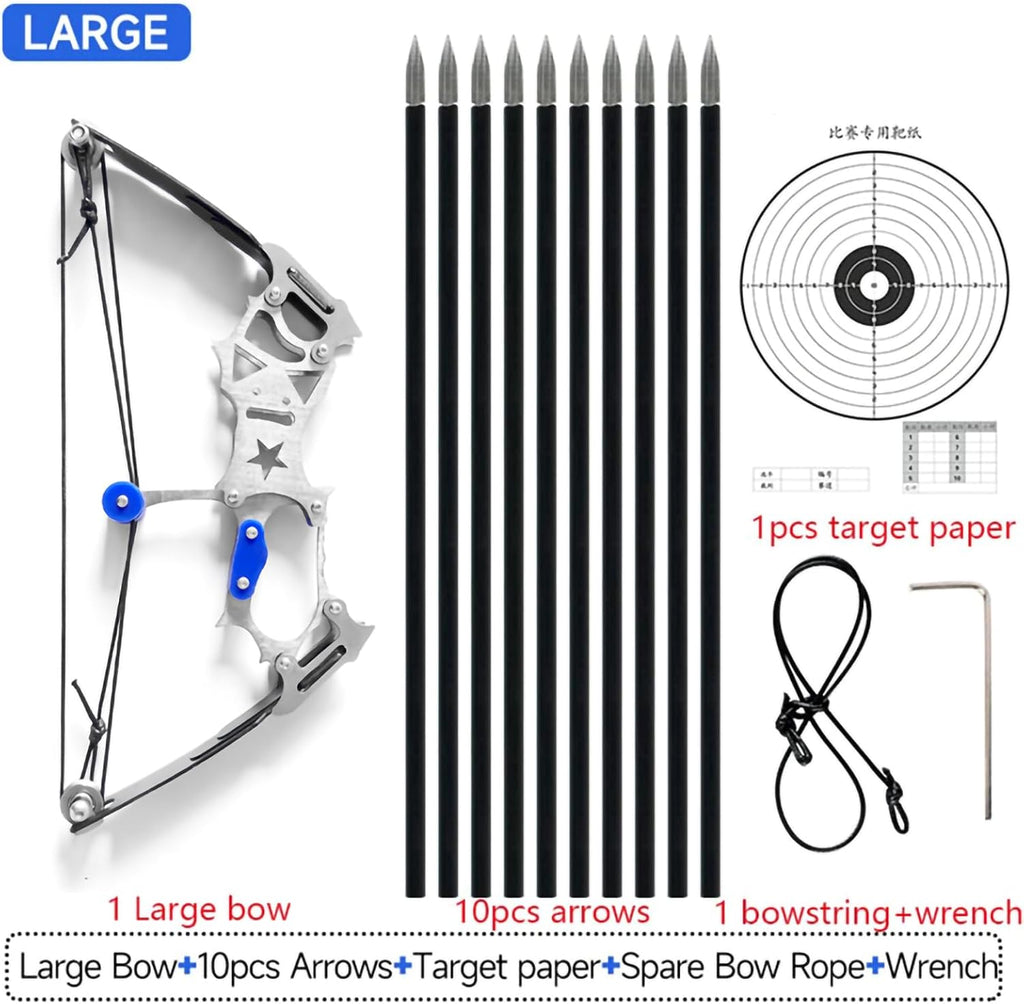 Skiennix Archery Bow Set - Left & Right Hand Compound Bow for Hunting & Practice | Durable Metal