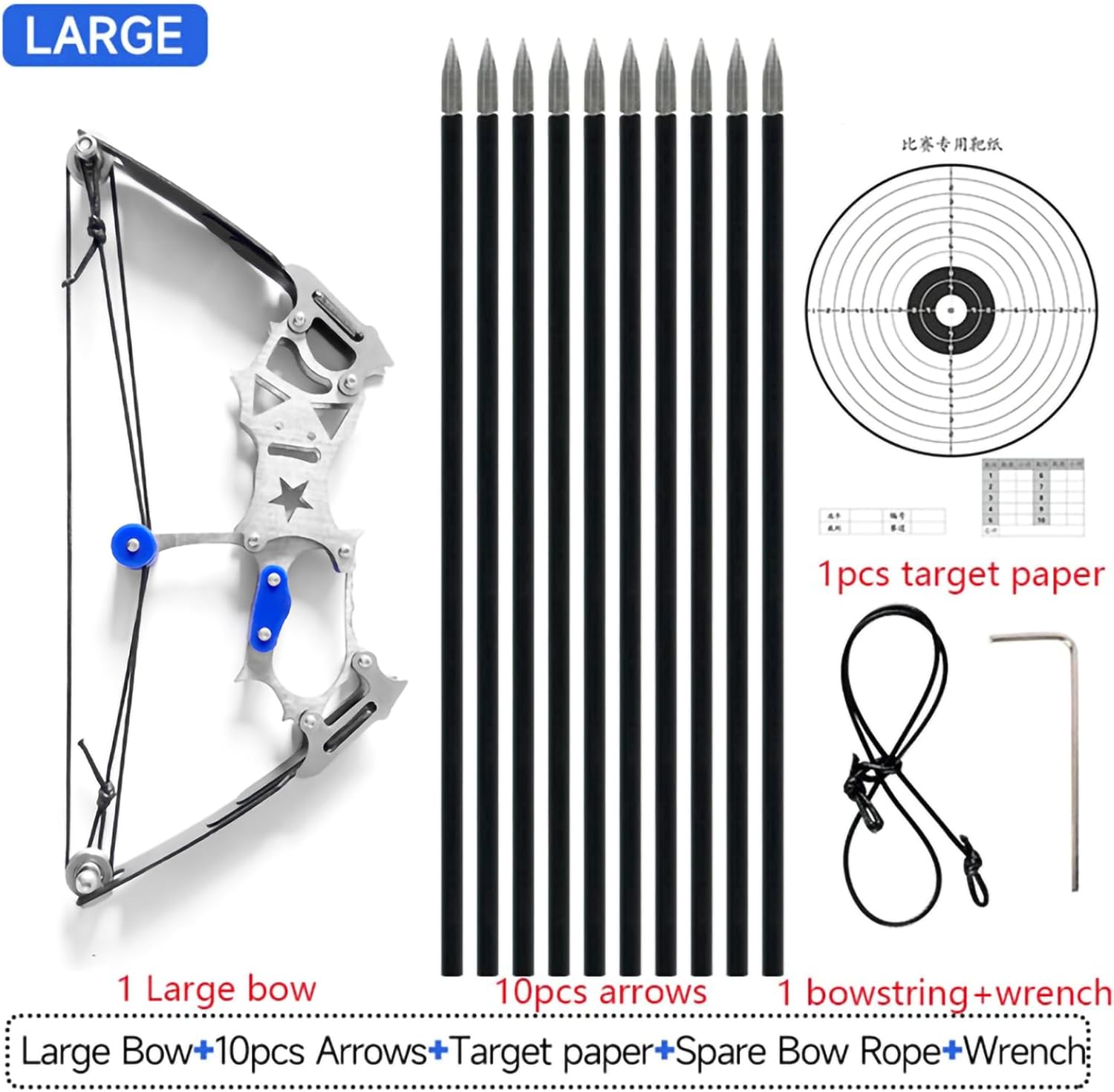 Skiennix Archery Bow Set - Left & Right Hand Compound Bow for Hunting & Practice | Durable Metal