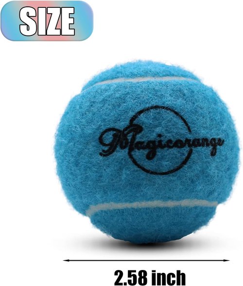 Magicorange Tennis Balls - 12 Pack Advanced Training Balls with Mesh Bag for Easy Transport | Ideal for Beginners
