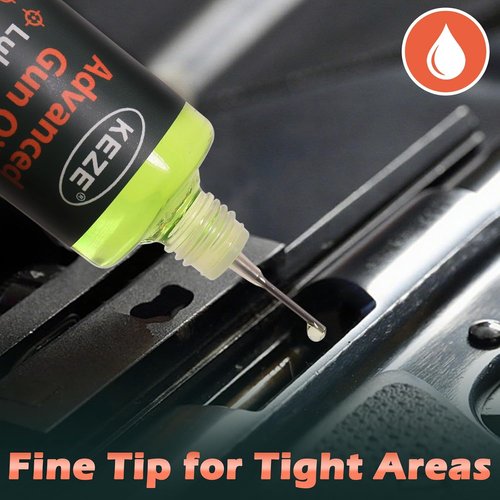 Keze Gun Oil CLP - Premium Gun Cleaner & Lubricant Kit with 2 oz. Fine Mist Sprayer & 1 oz. Needle Oiler