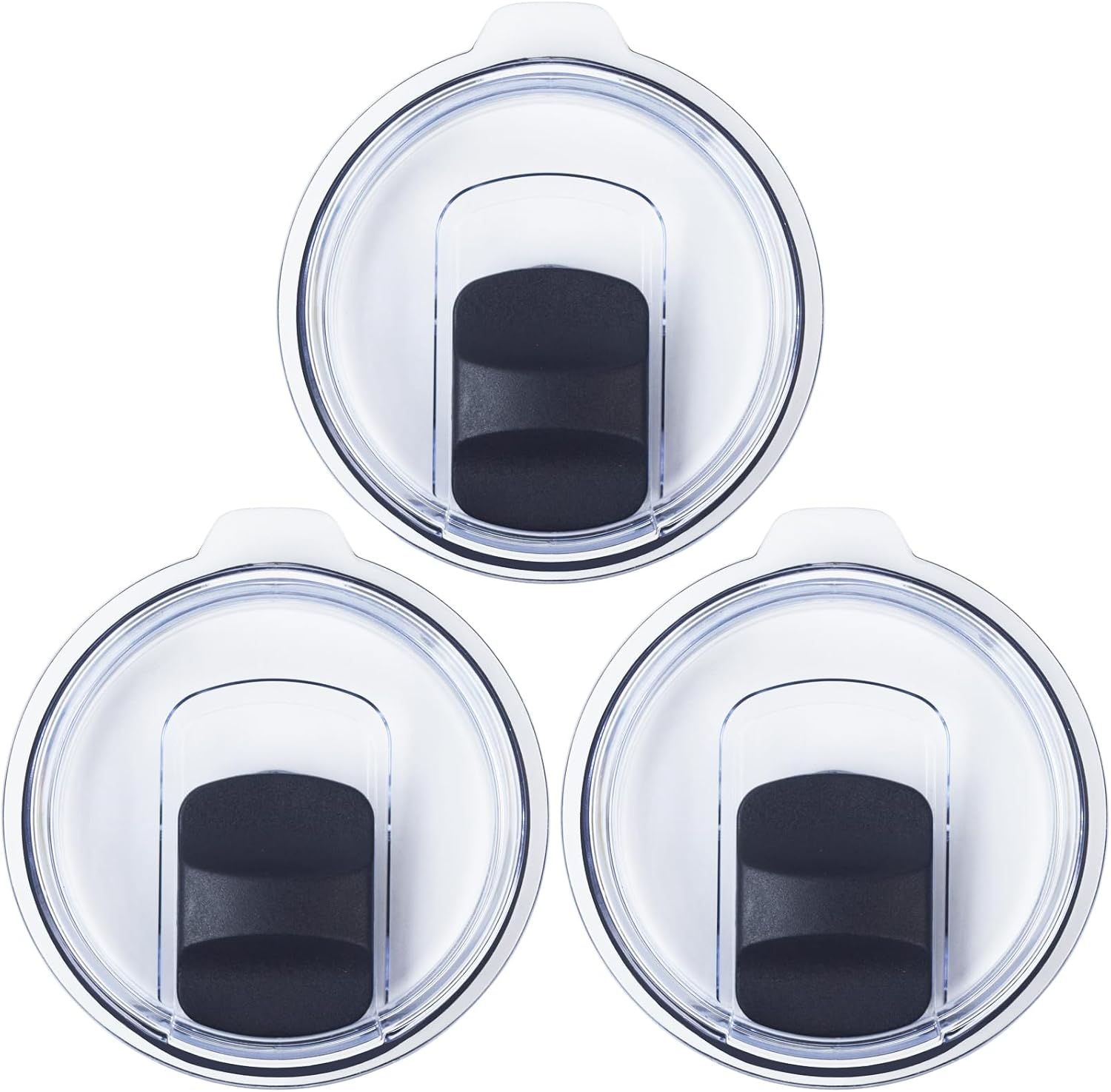 YETI Magnetic Slider Replacement Lids - 3 Pack for 30/32 oz Tumblers & 14 oz Mugs | BPA Free, Spill-Proof