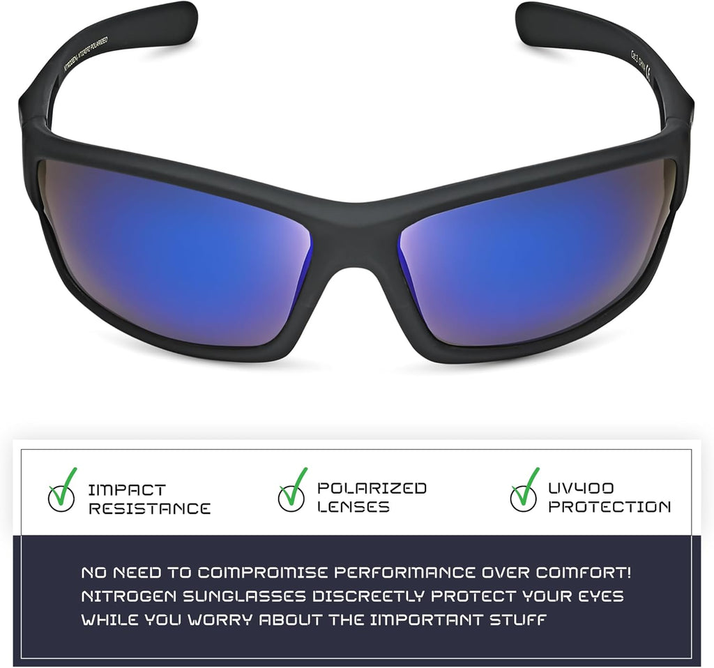 Skiennix Nitrogen Polarized Sport Sunglasses - UV400 Protection for Men & Women | Perfect for Driving & Fishing