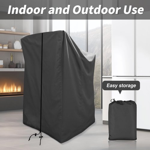 XYZCTEM Treadmill Cover, Dustproof Waterproof Folding Treadmill Cover, Fit for Most Indoor Outdoor Sunscreen Fold-able Treadmills, Black