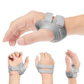AKSO MEDICOS CMC Thumb Brace - Thumb Splint for CMC Joint Pain Relief and Support, Osteoarthritis, Tendonitis, Arthritis, CMC Joint Thumb Arthritis Brace for Women Men (Right Hand, Medium, Grey)