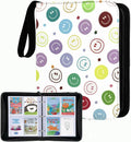 Thisness Smile Card Holder for Yoto Cards — 120 Card Capacity, Zippered PU Leather Case
