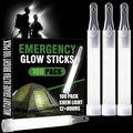 Warm White 4" Glow Sticks Bulk 100 Pack | Emergency Party Glow Sticks