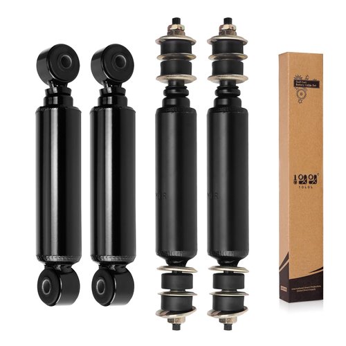 10L0L Golf Cart Front Rear Shock Absorber Set Heavy Duty Shock Absorber Fits Club Car DS 1988-up, Precedent 2004-up Gas or Electric, Replaces OEM# 1014235 1015813 1010991 1012183 1014236 1013164