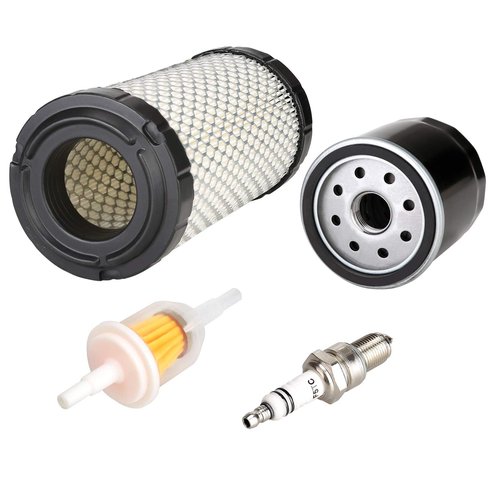 10L0L Golf Cart Tune Up Kit for EZGO RXV 2008-up & TXT 2010-up Gas Carts with Kawasaki Motor, Air Fuel Oil Filter 28463-G01, 72084-G01, 607454, Spark Plug 607462