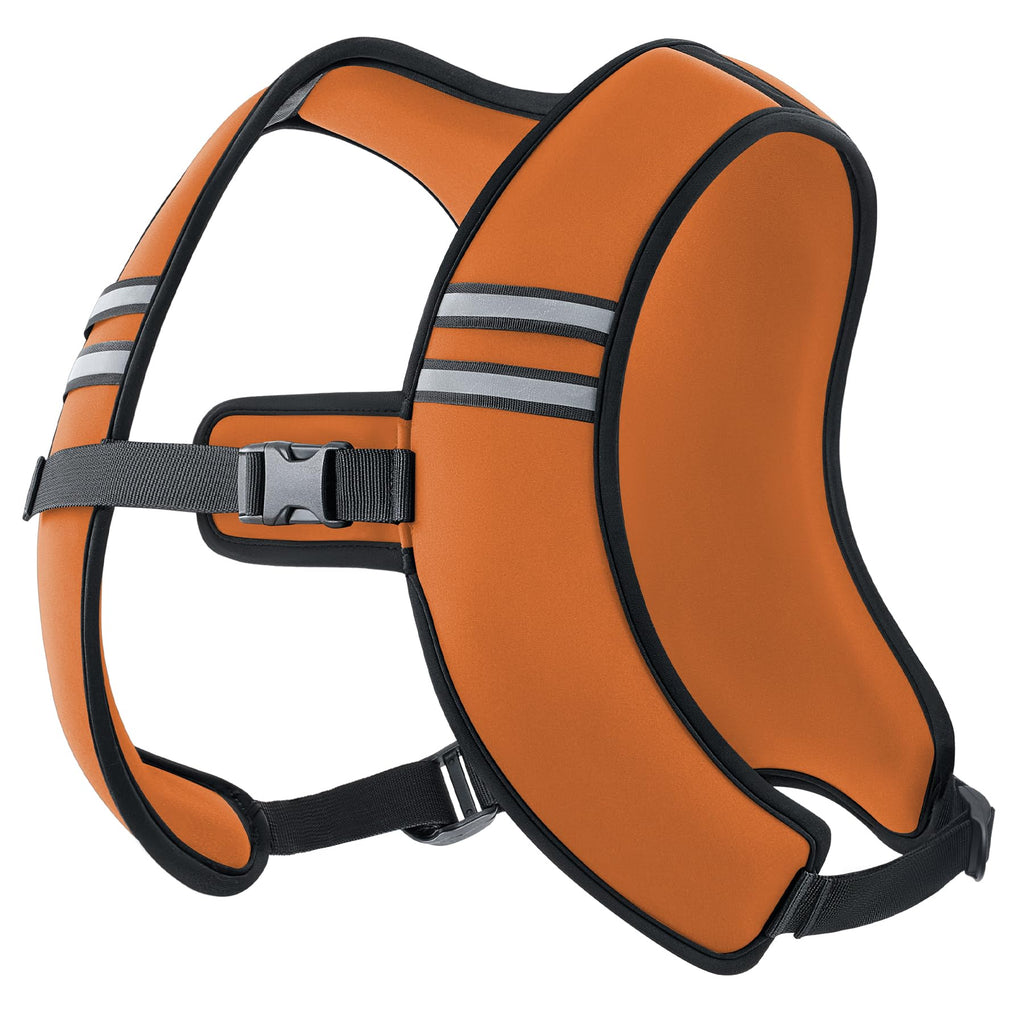 ZELUS Weighted Vest, Washable Z-Fit Soft Iron Weighted Vest for Women and Men, 5/10/15 lb Weight Vest with Reflective Strips & Adjustable Straps, Ultra Thin Weight Vest for Gym Strength Training, (5lb) Orange