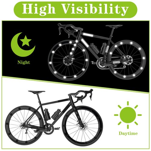 DOPENDPI 67PCS Black Reflective Tape, Reflective Stickers for Helmet Motorcycle Helmet Decals Motorcycle Helmets Stickers Night Visibility Safety Decal for Night Riding Waterproof(Black)