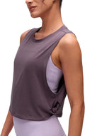 CRZ YOGA Pima Cotton Tank Tops for Women - Loose Fit Sleeveless Workout Shirts | Perfect for Yoga & Gym