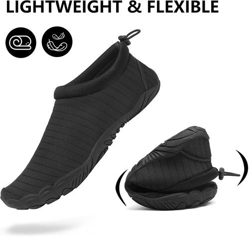 Mishansha Water Swim Shoes - Barefoot Design with Wide Toe Box | Sizes 5.5-13.5 Women & 3-11.5 Men