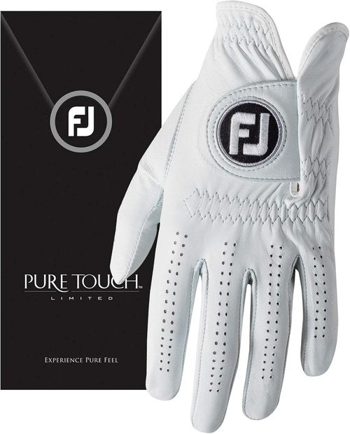 FootJoy Golf Glove - MLH Pure Touch Limited Edition | Pearl Color, Size Large