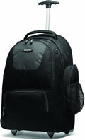 Samsonite Wheeled Backpack - Organizational Pockets for Easy Travel | Black/Charcoal, One Size