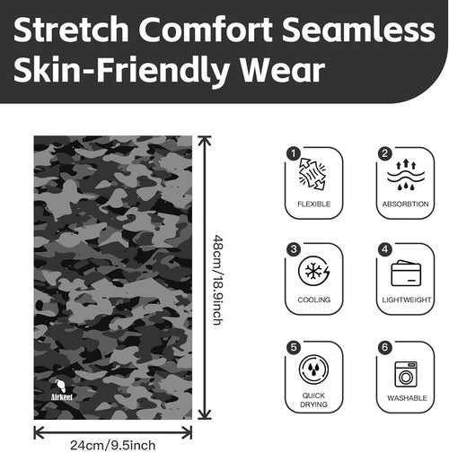 Neck Gaiter Face Mask by [Brand Name] - UPF 30+ Sun Protection & Breathable Headwear for Outdoor Activities
