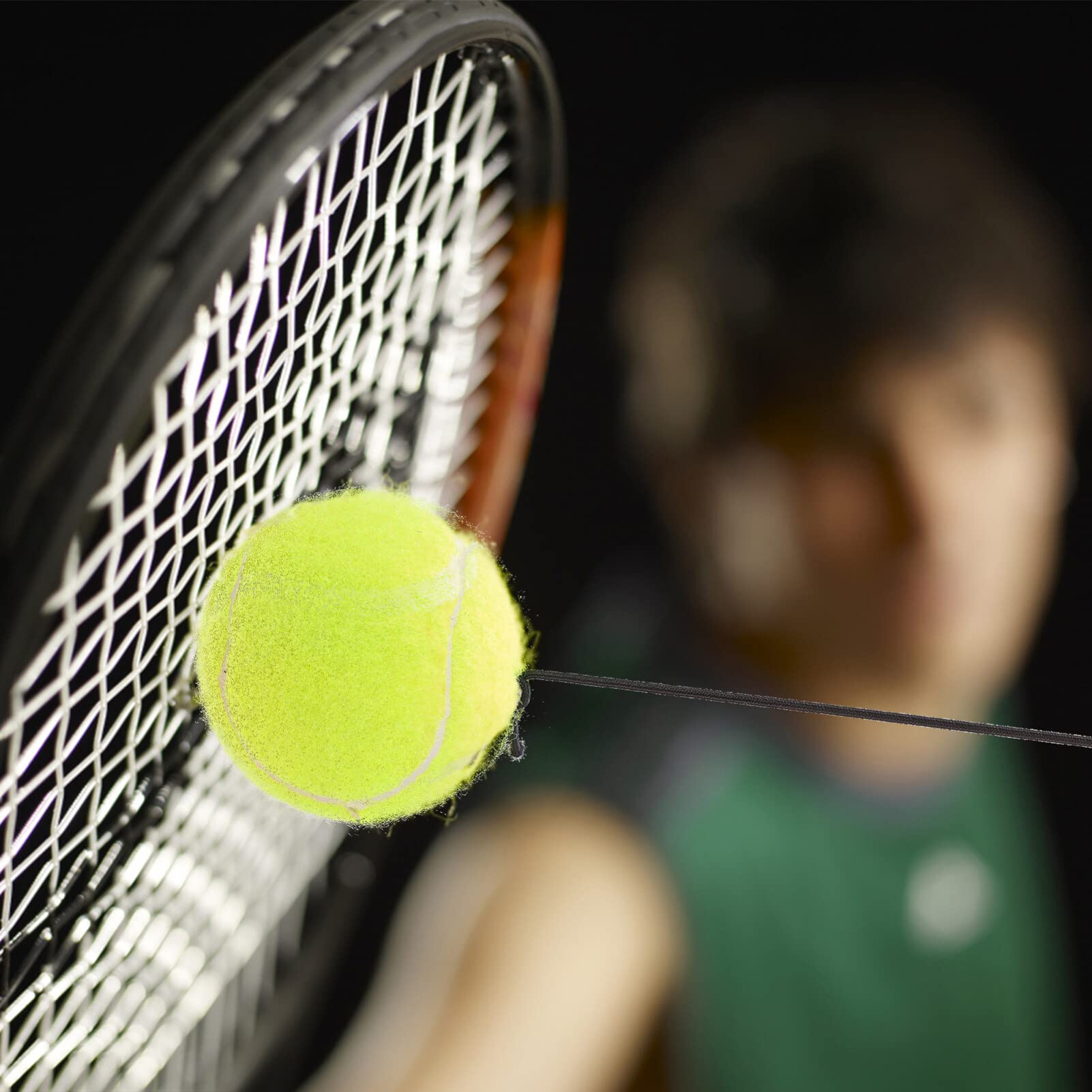 Toddmomy Tennis Practice Device 1 Set Tennis Trainer Rebound Ball with String Ball Solo Tennis Training for Self-Pracitce Tennis Training Equipment Tool Tennis Rebounder