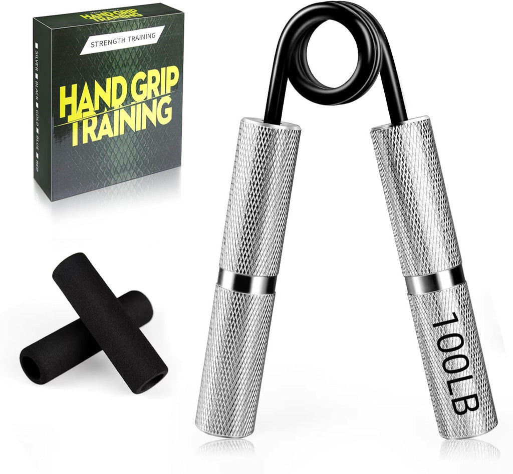 Skiennix Hand Gripper Strengthener Set | 50LB-300LB Grip Trainer for Muscle Building & Rehabilitation