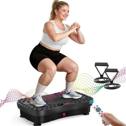 AXV Vibration Plate - Full Body Fitness Machine for Lymphatic Drainage & Weight Loss | Shaker Pad for Home Gym