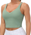 The Gym People Women's Sports Bra - Longline Wirefree Padded with Medium Support | Comfortable Fit
