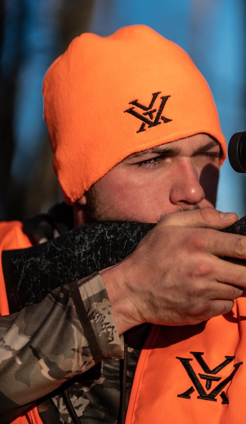 Vortex Blaze Orange Hunting Vest & Beanie Combo