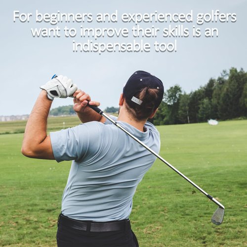 JIAXLTD Golf Alignment Sticks and Angle Holder Set Plate Thickened metal adopts damping design Angle adjusted freely Teaching Equipment for Aiming Putting Swing Posture Correction Golf Swing Training