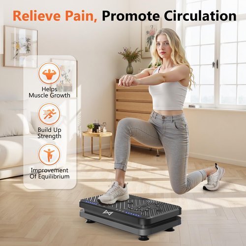 AXV Vibration Plate - Full Body Fitness Exercise Machine for Weight Loss | Shaking & Vibrating Workout
