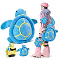 3 Pcs Large Ski/Snowboard Butt Pads Set, Snowboard Turtle Hip Knee Protection, Snowboarding Turtle Cushion Protective Gear for Skiing Skating Snowboarding Winter Outdoor Protection