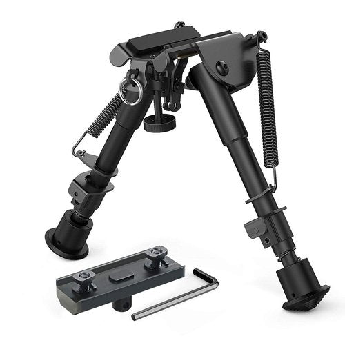 Xaegistac Rifle Bipod Adjustable 6-9 Inch Bipods with Quick Release Adapter for M Lock Rail,Lightweight and Stable for Hunting and Shooting