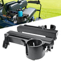 Golf Cart Armrest with Cup Holder - Upgraded Universal Installation Arm Rest Cup Holder Fit for EZGO Yamaha Club Car - Rear Seat Bracket Enhanced Comfort with Hold Phone Drinks Sunglasses