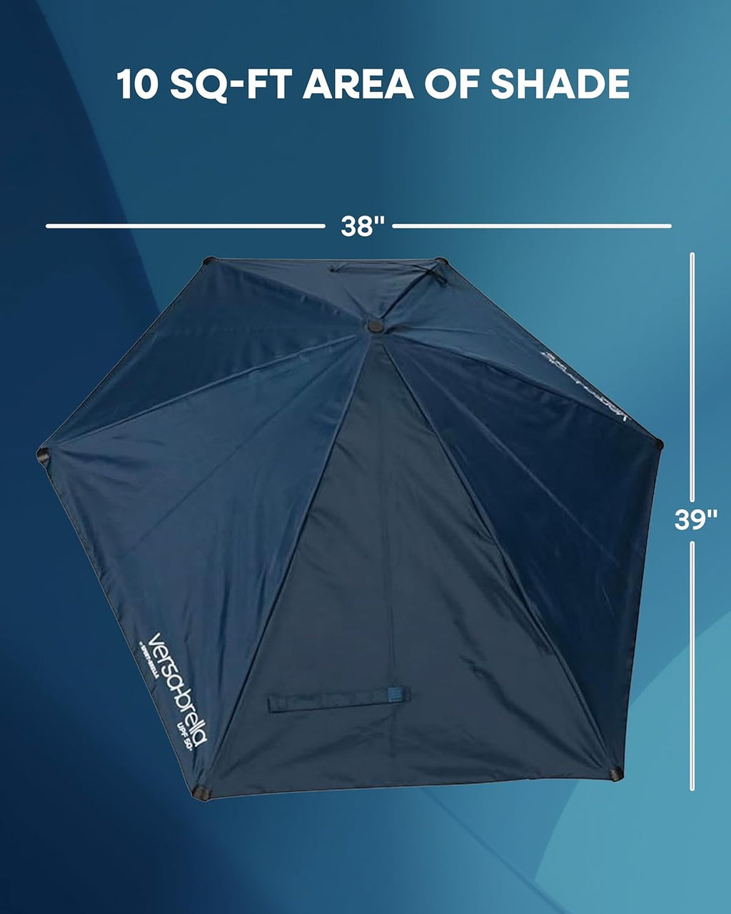 Sport-Brella Outdoor Umbrella - 137cm Diameter, SPF50+ UV Protection for Sun & Rain