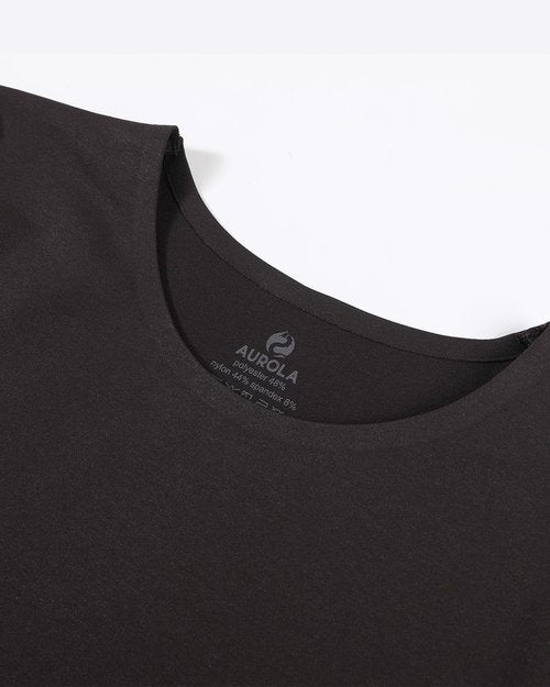 AUROLA Women's Seamless Fitted Short Sleeve T-Shirt - Perfect for Gym Workouts & Athletic Activities