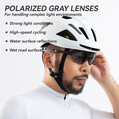 VIKISOIO Polarized Leisure Sport Sunglasses for Men Women, Sun Light Shade, UV Protection, Sport Glasses for Cycling Running Driving