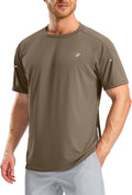 Pudolla Men's Athletic Running T-Shirts - Lightweight, Quick-Dry Short Sleeve Gym Tees