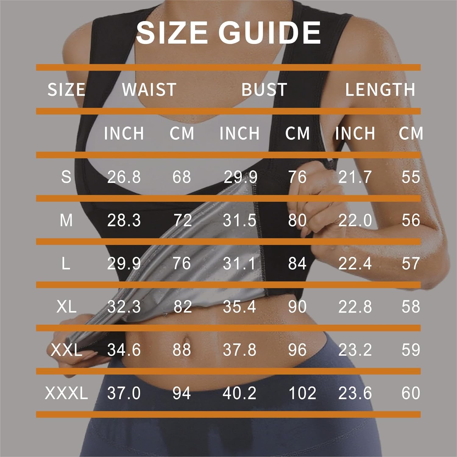 Skiennix Women's Sauna Sweat Vest | Breathable Dual-Zone Waist Trainer for Yoga & Fitness