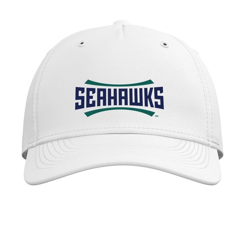 UNC Wilmington Seahawks UNCW25 Adjustable Printed Baseball Hat, White