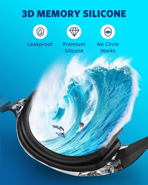 Aegend Swim Goggles - No Leak Design for Ultimate Protection | Perfect for Adults & Youth