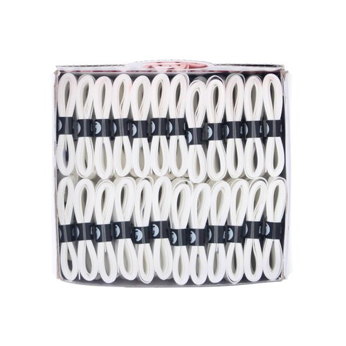 Gamma Pickleball Supreme Overgrip, Easy to Apply Grip Tape for Pickleball Paddles, Badminton, Squash, Padel Racquets, Replacement Tacky Over Wrap Bands, White