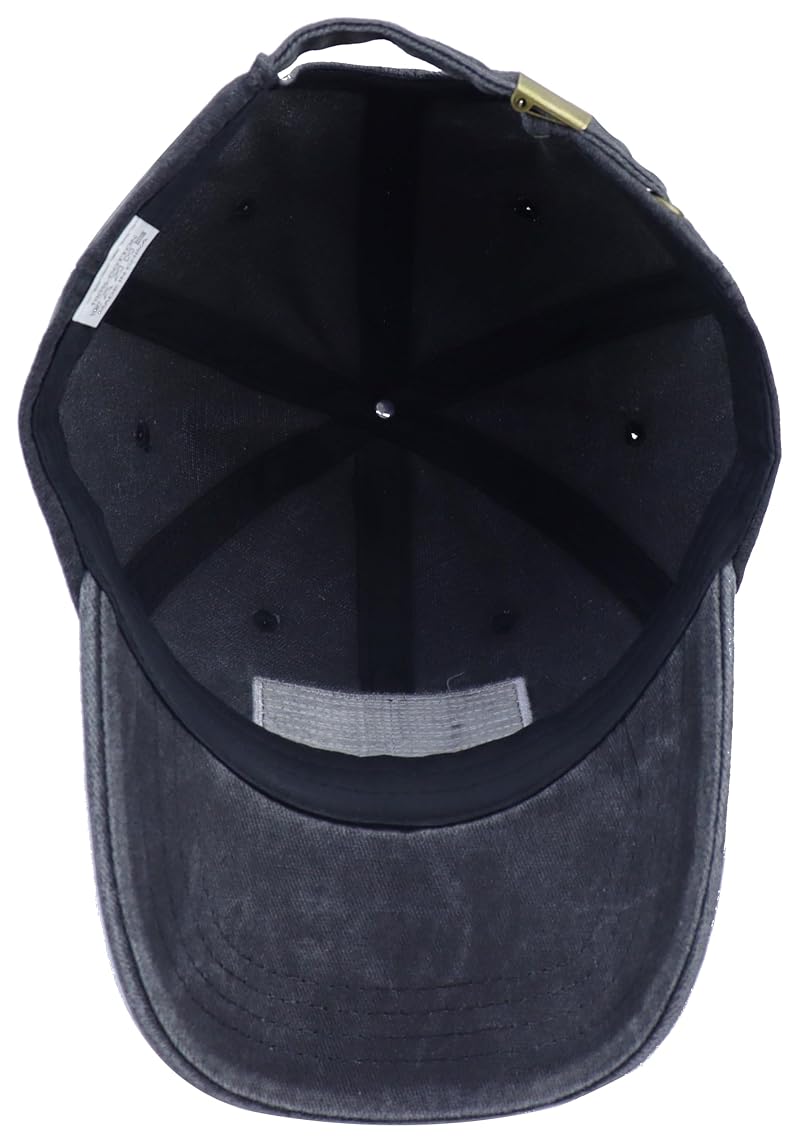 California State Flag Patch Hat – California Bear Baseball Cap, Black, One Size