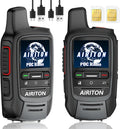 Skiennix Walkie Talkies - Unlimited Nationwide Range | 4G Long-Distance Two-Way Radio with Headset (5000 Miles)