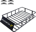 Skiennix Heavy-Duty Roof Cargo Rack - Anti-Rust Luggage Basket for SUVs & Trucks | 64”x39”x8”