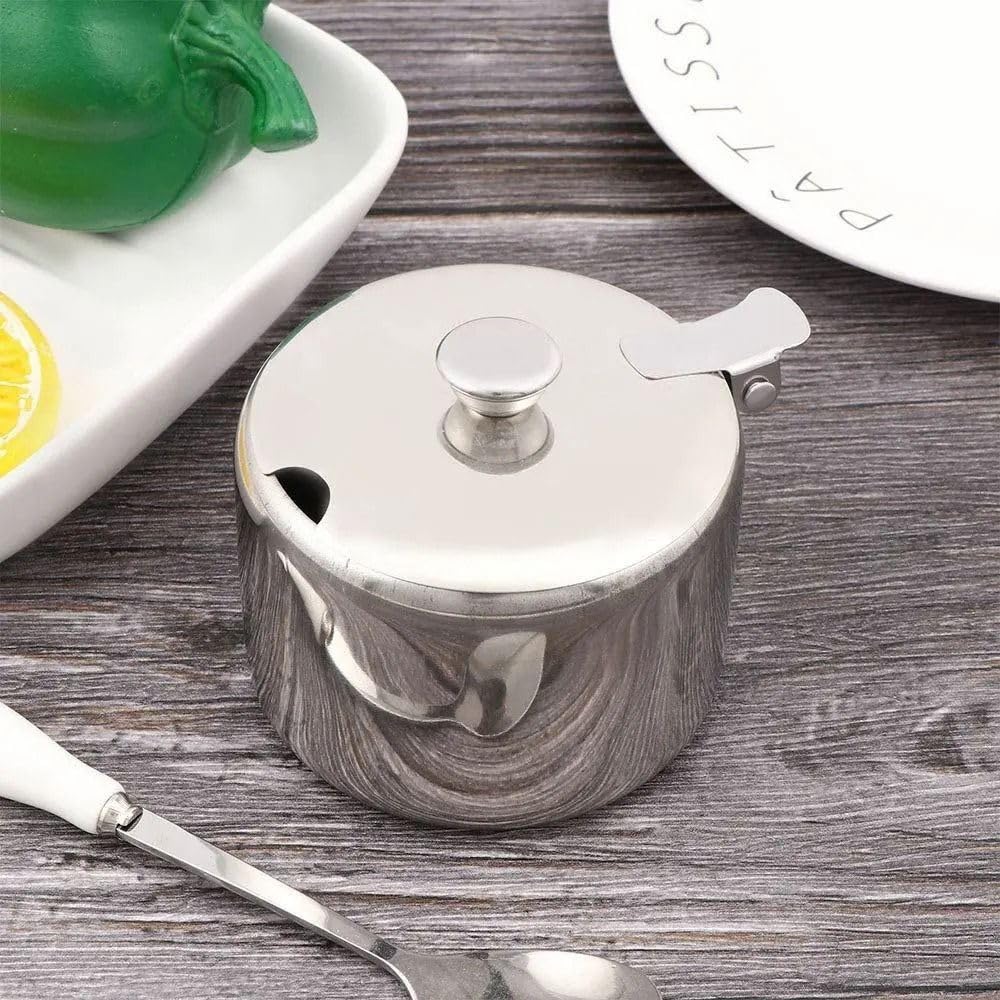 1Pcs Mini Kitchen Supplies Sugar Jam Salt Seasoning Pot Container Sauce Cans Spice Storage Jar(9.5cm)