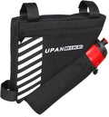 UPANBIKE Bike Triangle Frame Bag Front Tube Bag 1.5L Polyester Bag ，Black
