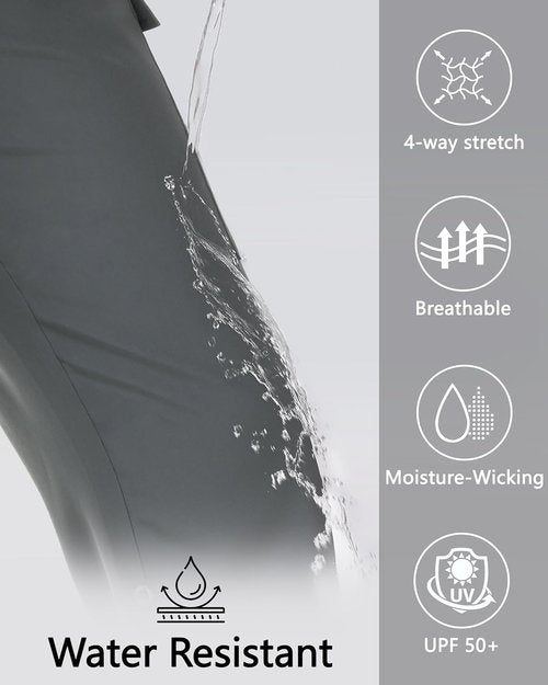 MIVEI Women's Hiking Cargo Pants - Quick Dry, Lightweight & Water Resistant | UPF 50, Zipper Pockets