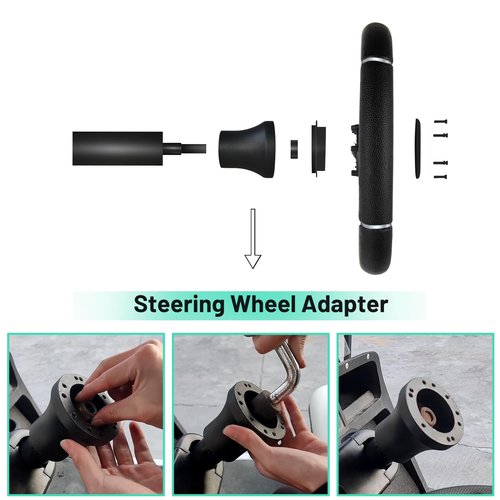 Orle Oko Golf Cart Steering Wheel Adapter For EZGO TXT & RXV with 5-6 holes Golf Cart Steering Wheel