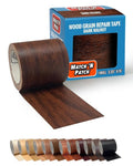 MATCH 'N PATCH Wood Grain Repair Tape - Dark Walnut | 2.25 in x 15 ft | Ideal for Furniture Scratch Repair