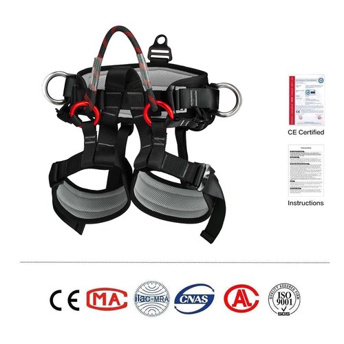 HandAcc Climbing belts, Thicken Professional Large Size Safety Seat Belts for Tree Climbing, Rescuing Work, Rappelling