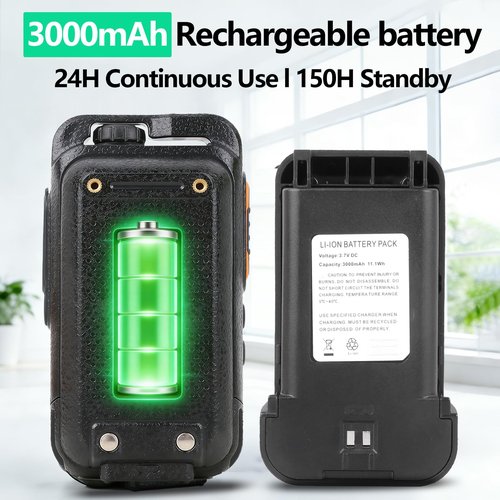 TIDRADIO TD-G100 Rapid Unlimited Range 4G LTE PoC Radios Long Range Walkie Talkies with SIM Cards, Nationwide PPT Two Way Radios, Global Walkie-Talkie for Family, Logistics,Construction site,2 Pack